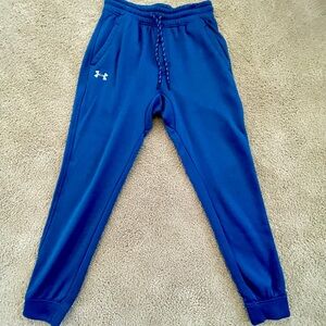 UA Heatgear Mens Blue Athletic Pants Sweatpants Size M